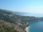 From balcony down the coast towards Italy