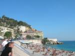 The beach is nice in Nice