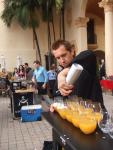 Tobin Ellis of Barmagic.com finishing his drinks