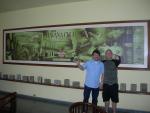 Robin and Tug inside the Havana Club offices