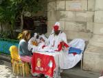 Fortune teller with cigar