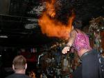 Fire breathing bartender at RRW