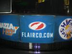 Flairco logo on the main stage